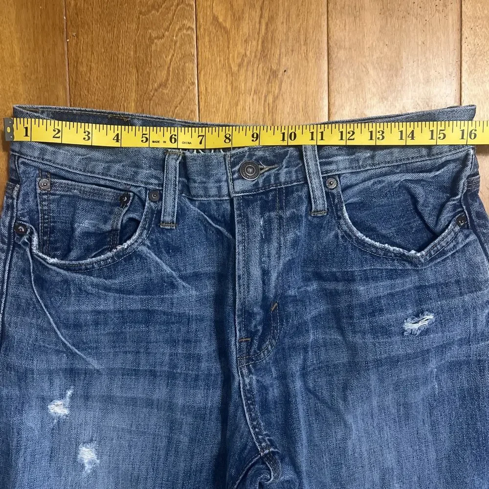 American Eagle Men’s Relaxed Jeans Size 31 X 32 Distressed 2010’s Casual - Picture 4 of 10